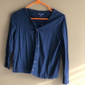 Navy blue Gap cardigan
